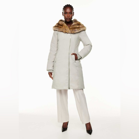 Babaton St. Moritz parka coat in the charcoal grey - Picture 2 of 10